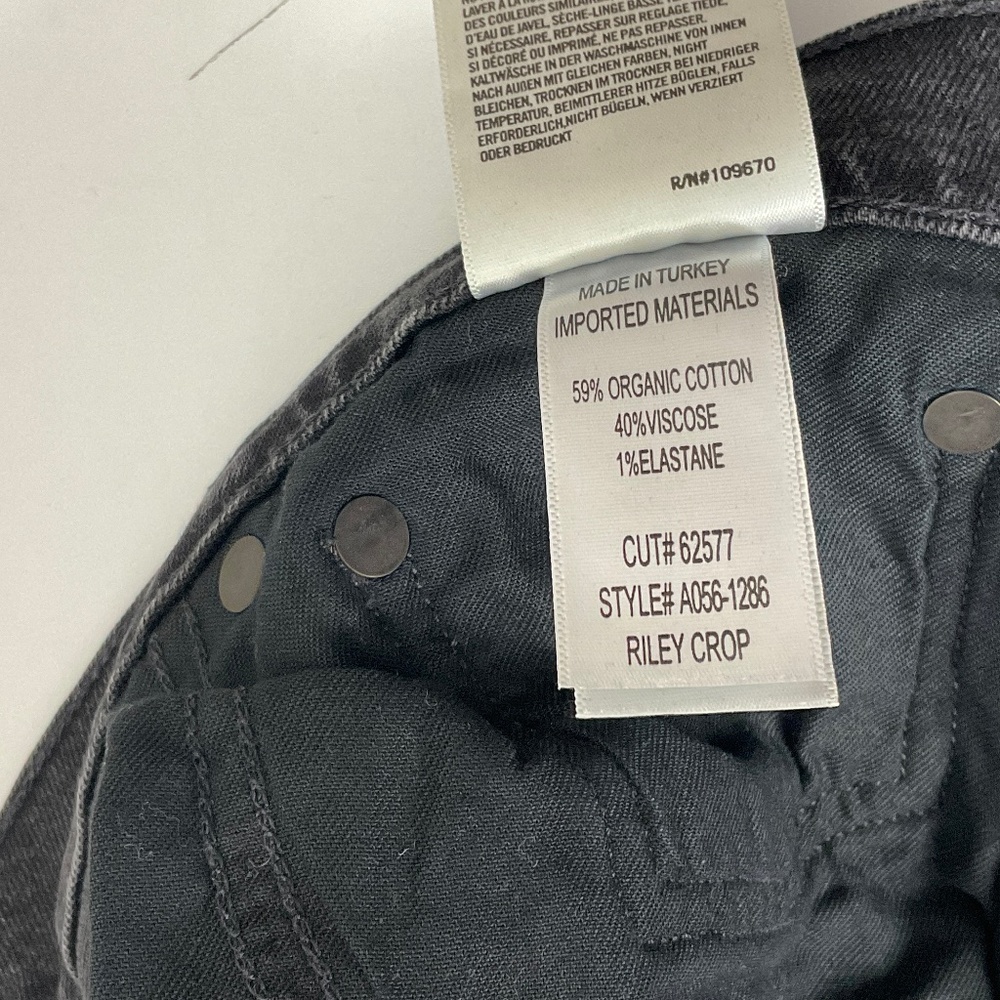 AGOLDE Riley High Rise Straight Crop Jeans - Picture 7 of 9